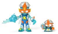 SUPERTHINGS RIVALS OF KABOOM Superbot Kazoom Power – Articulated robot with combat accessories, exclusive 1 x Kazoom Kid and 1 x SuperThing