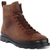 Camper K300245-009 Brutus Side Zip Lace Up Sole Mens Boots In Brown UK 6 - 12