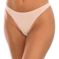Marie Claire Essential Seamless Cotton and Fiber Thong 94405 Woman, beige