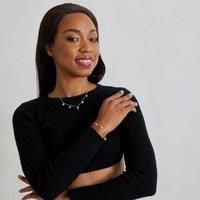 Luxenter Sunah Multicoloured Zirconia Bracelet - 18K Gold Plated, Elegant Gift, Timeless Style