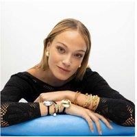 Luxenter Finy Chouchou 18k Gold Hair Accessory - For All Hair Types, Anti-Snag, Lightweight