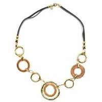 Luxenter Saimil 18k Yellow Gold Statement Necklace 65cm - Bold Layering Chain for Women
