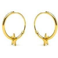 Luxenter 18k Gold-Finished Sterling Silver 925 Mini Hoop Earrings - Lightweight, Hypoallergenic, Secure Clasp
