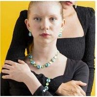 Rhodium-Plated Adjustable Blue Crystal Bracelet - Luxenter Drogolo, 16cm+3cm Extension, Secure Lobster Clasp