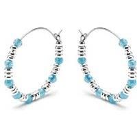 LUXENTER Deli Sterling Silver 925 Hypoallergenic Aquamarine CZ Stud Earrings