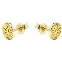 Luxenter Tepai 925 Sterling Silver & 18k Gold Plated Hoop Earrings for Women - Polished Finish