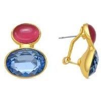 Luxenter Sigro 18ct Gold Elegant Hoop Earrings - Polished Finish
