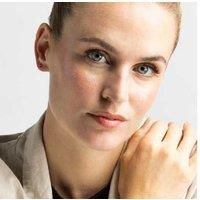 Luxenter Aquisa 925 Sterling Silver Bracelet with Fuchsia Jade - Rhodium Plated, 170mm, Modern Minimalist