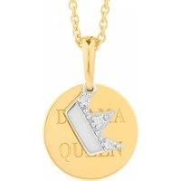 Secrecy Women/'s 925 Sterling Silver 18K Gold Plated Drama Queen Necklace with "Natural Diamond"