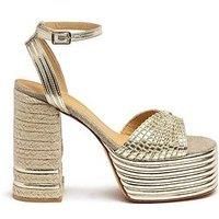 Castaner Ferosa Chunky Platform Sandal - Gold