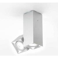 Milan Iluminacin Milan Dau Spot ceiling light two-bulb aluminium