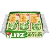 Brompton House Large Deep Filled Apple Puffs 3 x 50g (150g)