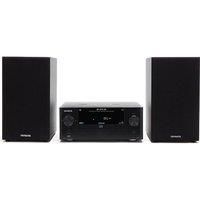 Aiwa MSBTU-500 - Micro chain with remote control, (Hi- Fi, Bluetooth, Sound equipment for your home, CD, Bluetooth, USB-Charging, MP3, FM Radio, 50W (RMS), Compact design, Equalizer) - Black/White