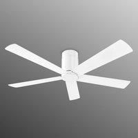 LEDS-C4 Rodas ceiling fan in a clear design - white