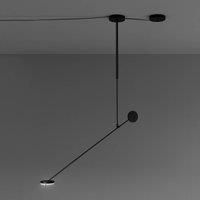 Grok Invisible - LED Ceiling Pendant Matt Black Mains dimming (LC) 765lm 3000K