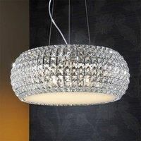Schuller Valencia Sparkling, round hanging light DIAMOND