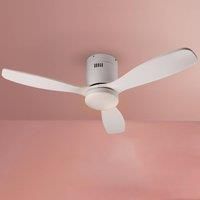 Schuller Valencia Siroco Mini LED ceiling fan, white