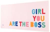 Fisura - Mouse pad "Girl You XXL Pink Extra Large 80 x 35 cm. Pink.