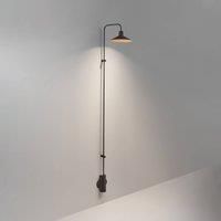 Bover Platet A06 LED wall lamp with switch, olive