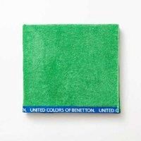 Benetton Rainbow Green 100% Cotton Bathroom & Beach Towel 160x90cm - Vibrant, Quick-Dry, Modern Style