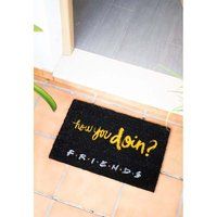 Grupo Erik Friends How You Doin´£ Door Mat | 15.7 x 23.6 inches - 40 x 60 cm | Coconut Coir | Eco Friendly 100% | Indoor Door Mat & Outdoor Door Mat | Friends Gifts