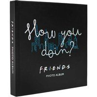 Grupo Erik Friends Photo Album Self Adhesive | Polaroid Photo Album | 6.3 x 6.3 inches - 16 x 16 cm | 11 Double Sided Pages | Hardcover | Instax Photo Album | Friends Merchandise | Friend Gifts