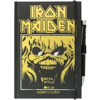 Grupo Erik Iron Maiden Premium A5 Notebook With Projector Pen | Notebooks A5 | Notepads A5 | A5 Notepad | Iron Maiden Gifts | Iron Maiden Merchandise
