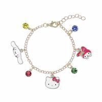 KIDS EUROSWAN Hello Kitty Girls Charm Chain Adjustable Bracelet