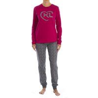 Kisses&Love KLP2 Women/'s Long Sleeve Plush Winter Pajamas