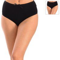 Q-EN Pack-2 Microfiber Panties for women 200 Black