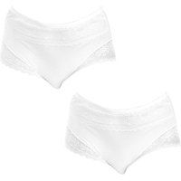 Q-EN Pack-2 Microfiber Briefs Q-EN206 White
