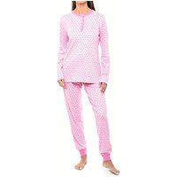 Kisses&Love KLP1 women/'s long-sleeved winter pajamas Pink