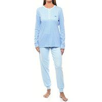 Kisses&Love KLP1 women/'s long-sleeved winter pajamas Light Blue