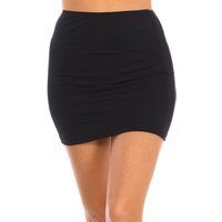 Q-En  301-NEGRO  women's Skirt in Black