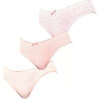 Kisses&Love Pack of 3 KL10000 Women/'s Cotton Panties Pink-White