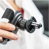 InnovaGoods Chakar 15W Fast Wireless Car Charger - Universal Air Vent Mount for iPhone & Samsung, ABS/PVC