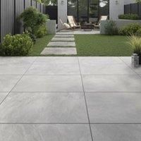 Lava Grey Glazed Outdoor Porcelain Tile 600 x 900 x 20mm - Pack of 2