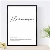 Sister Word Art Print Nordicas and size without frame black white. A3