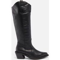 ALOHAS Women's Mount Leather Knee High Western Boots - UK 3.5
