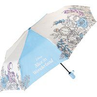 Grupo Erik Disney Umbrella - Alice in Wonderland | Lightweight, Foldable & Compact Umbrella With Cover, Travel Umbrella, Kids Umbrella, Umbrella Compact | Alice in Wonderland Gifts