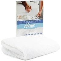 Tempur® Home By TEMPUR Cooling TENCEL Mattress Protector And Fitted Sheet. White. 200.0 H x 90.0 W cm