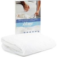 Tempur® Home By TEMPUR Cooling TENCEL Mattress Protector And Fitted Sheet. White. white 200.0 H x 150.0 W x 31.0 D cm