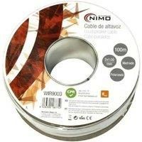 NIMO 100m White Parallel AV Cable - Seamless Home Cinema Connectivity