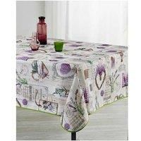 Stain Resistant Tablecloth Paris Lavande