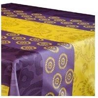 Stain Resistant Tablecloth Yellow Garden