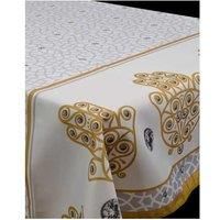 Stain Resistant Tablecloth White Fatima