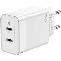 PRICE DROP! AISENS 45W GaN Fast USB-C Charger - Dual Port, Universal, Compact Power Adapter for iPhone, Samsung & More