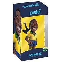MINIX Pele Brazil 1st Kit 12cm Figure - Collectible Pele Figure Sports Football Icon Range for Fans