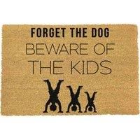 Artsy Doormats Forget The Dog Beware Of The Kids Doormat