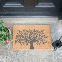 Tree of Life Grey Doormat - Regular 60x40cm